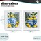 Stupell Industries Indigo & Lemon Citrus Fruits 2pc Framed Print Under Glass Set, design by Melissa Wang